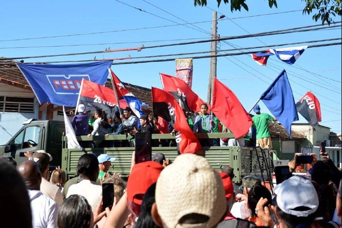 Caravana de la Libertad a su paso por Ciego de Ávila
