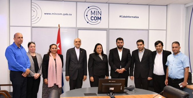 Encuentro de delegaciones entre Cuba e Irán para las TIC