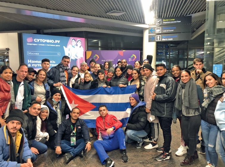 El júbilo y las expectativas se sobrepusieron al cansancio acumulado de quienes tuvieron la dicha de ser los primeros de Cuba en tocar tierra de Sochi