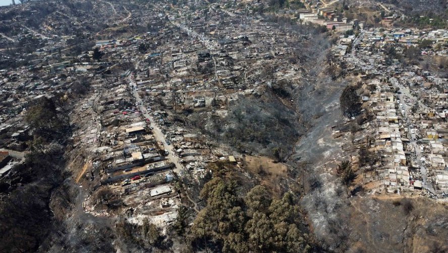 Incendios forestales en Chile.