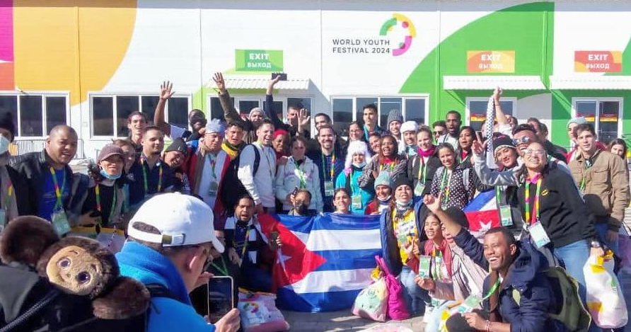 Cubanos en Sochi para el Festival Mundial de la Juventud