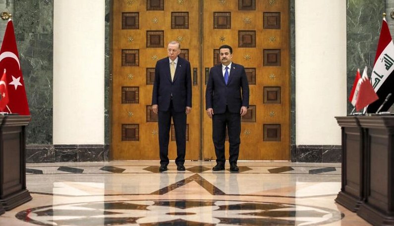 El Presidente turco y el Primer ministro de Irak