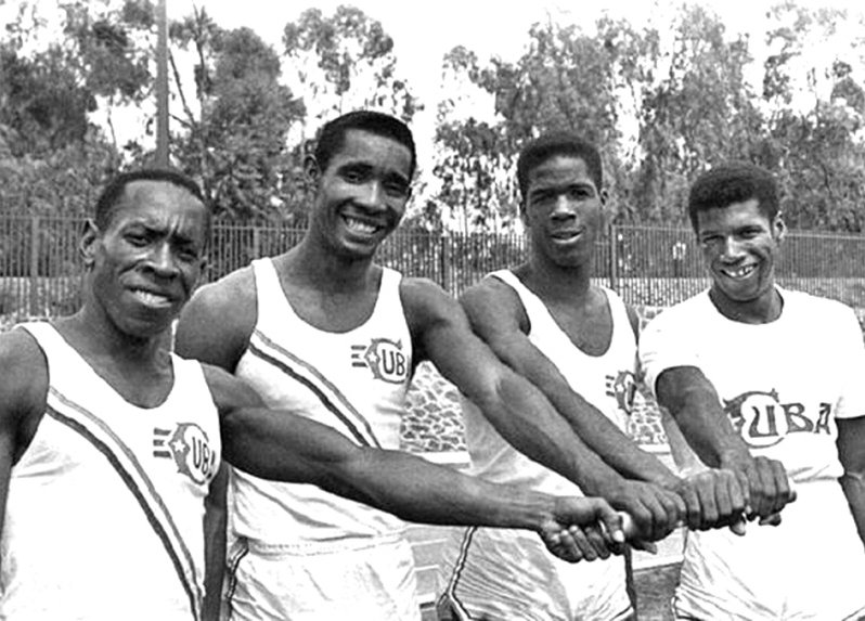 La cuarteta cubana de 4x100 metros