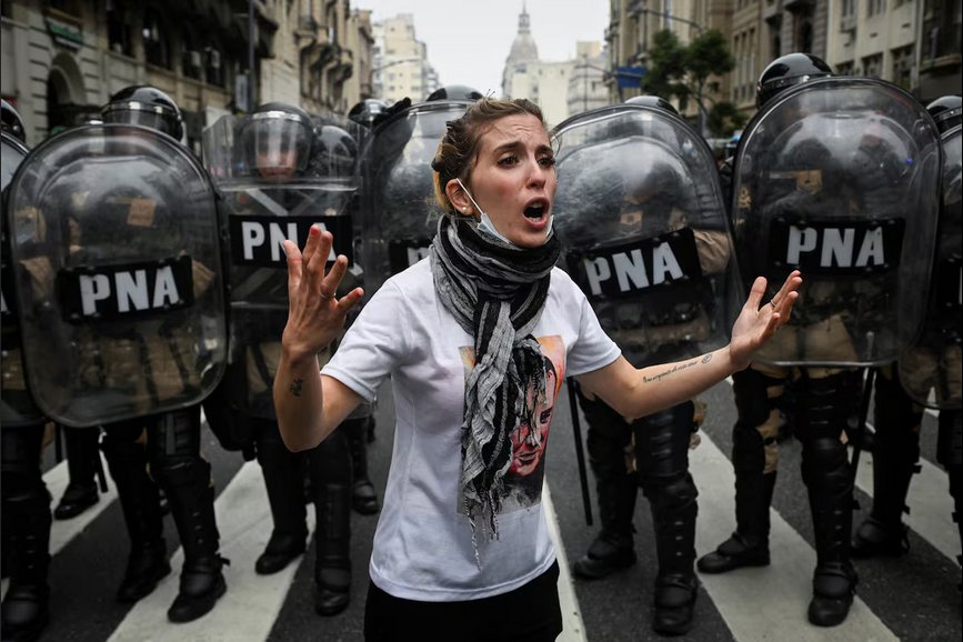 Las protestas sociales en las principales ciudades argentinas