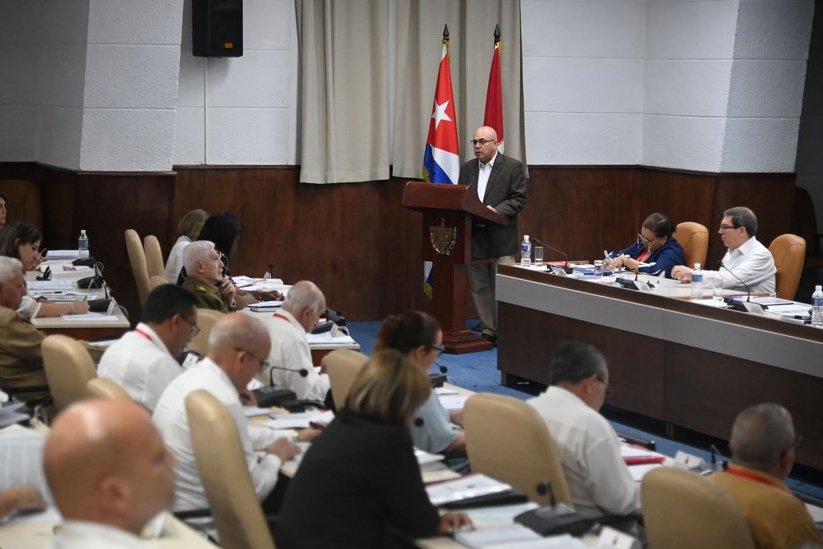 En su intervención el Secretario de Organización también se refirió a la labor del Secretariado del Comité Central que en el mismo período analizó 71 temas.