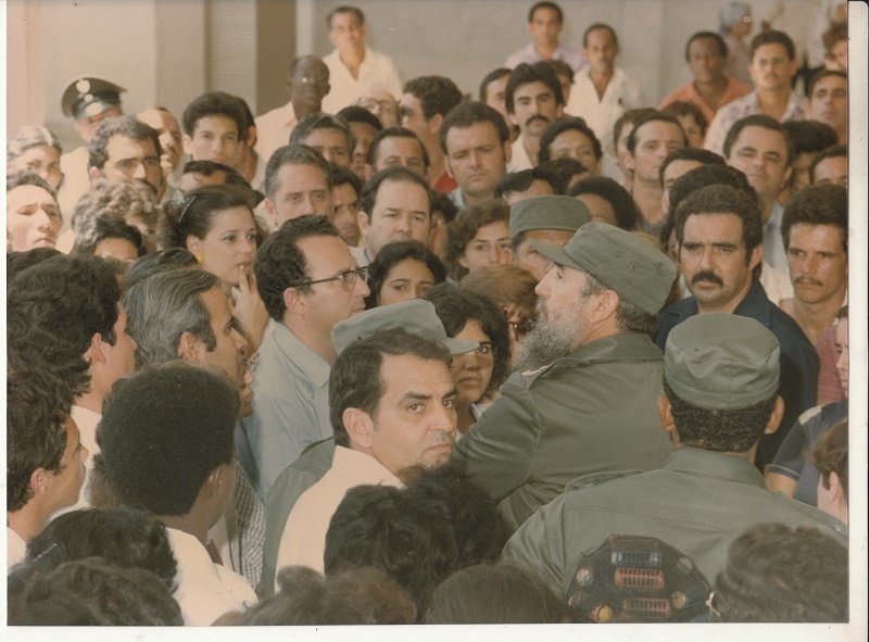 Como parte de la celebración del 26 de julio de 1986, el Comandante en Jefe.