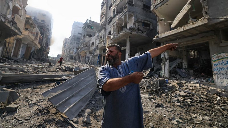 La población civil palestina