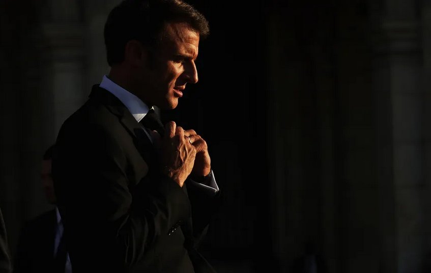 El presidente francés Enmanuel Macron