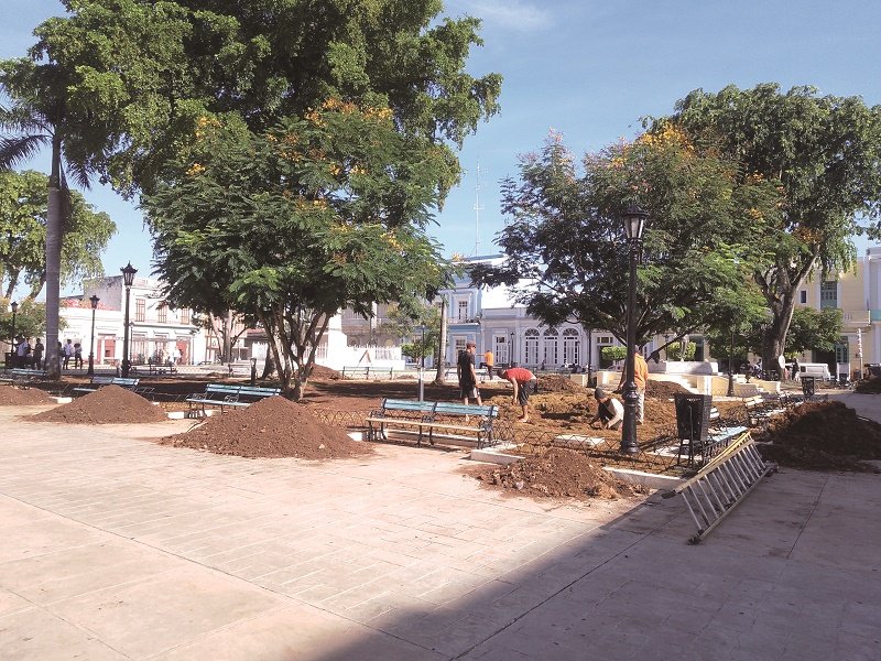 El Parque de La Libertad cambia su imagen.