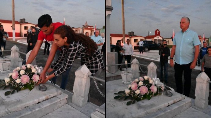 Homenaje a José Antonio Echeverría en su ciudad natal