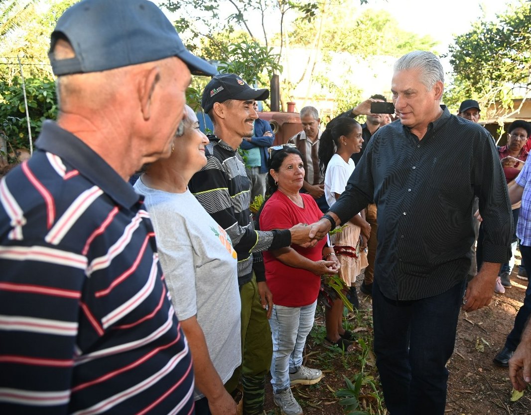 Miguel Díaz-Canel Bermúdez, visitó los municipios Los Arabos, Perico y Limonar, en la provincia de Matanzas