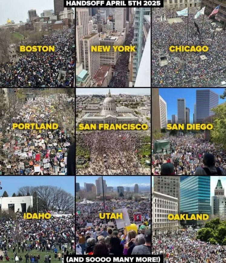 Protestas en todo EE.UU. contra las acciones de Donald Trump y Elon Musk. Denuncian despidos, recortes sociales y políticas autoritarias