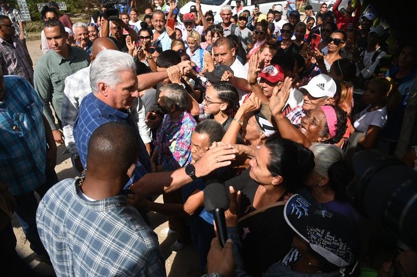 Con esta visita el Presidente cubano da continuidad al sistema de trabajo del Partido en los territorios