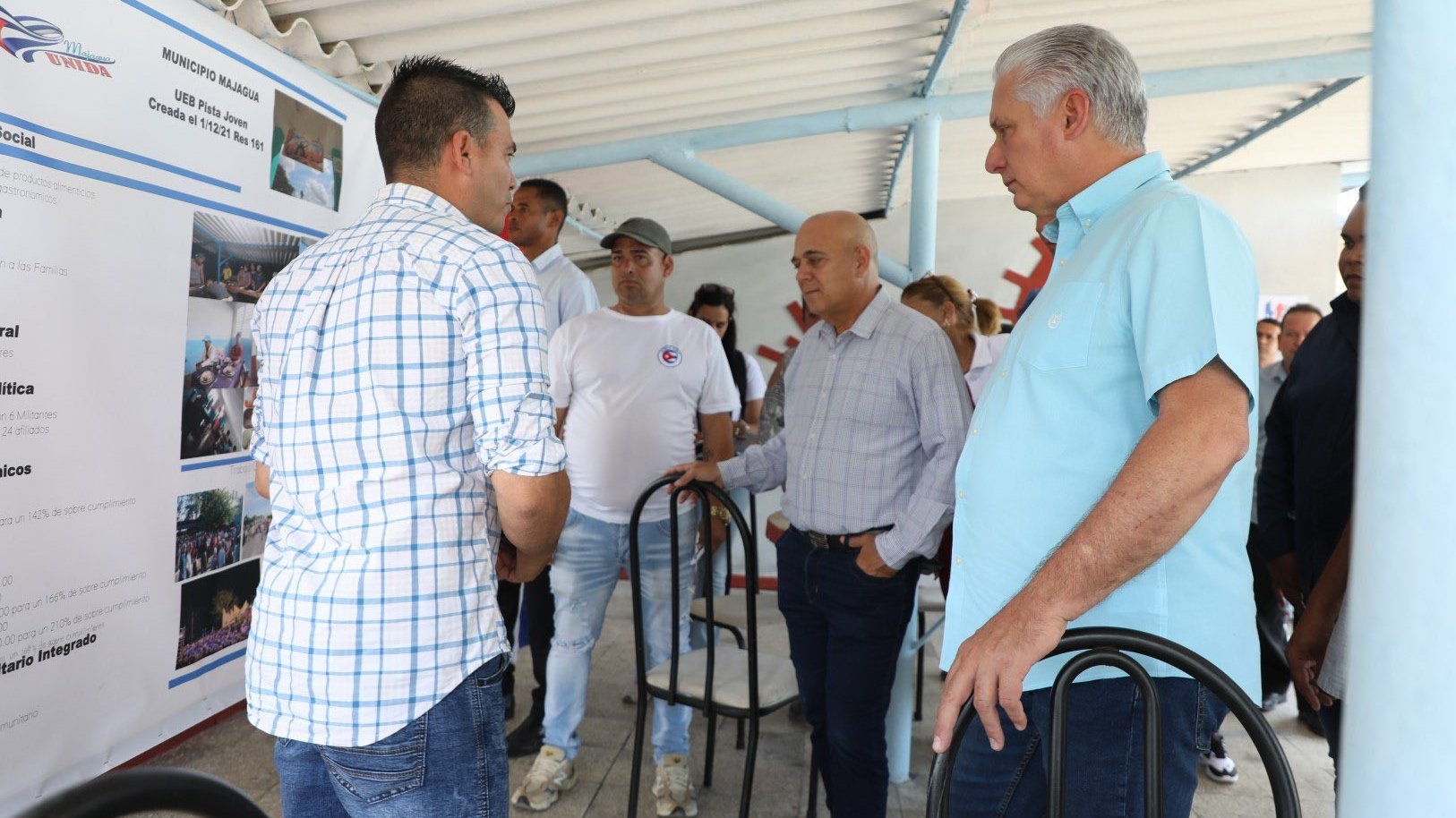 Presidente cubano visitó  Majagua y Florencia