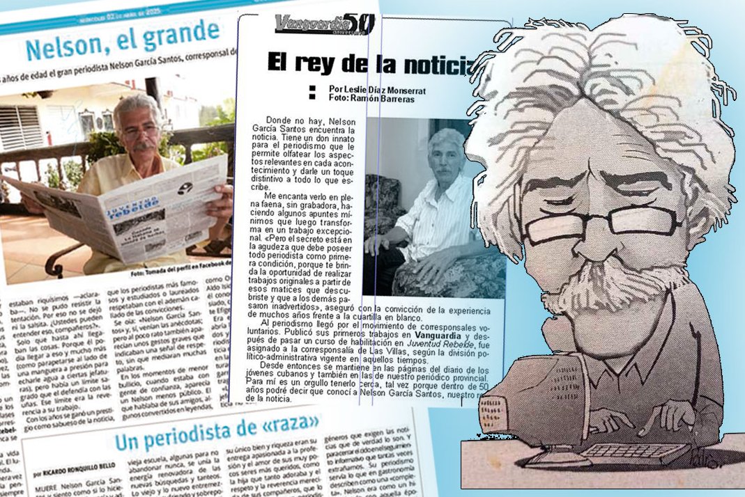 El gran periodista Nelson García Santos