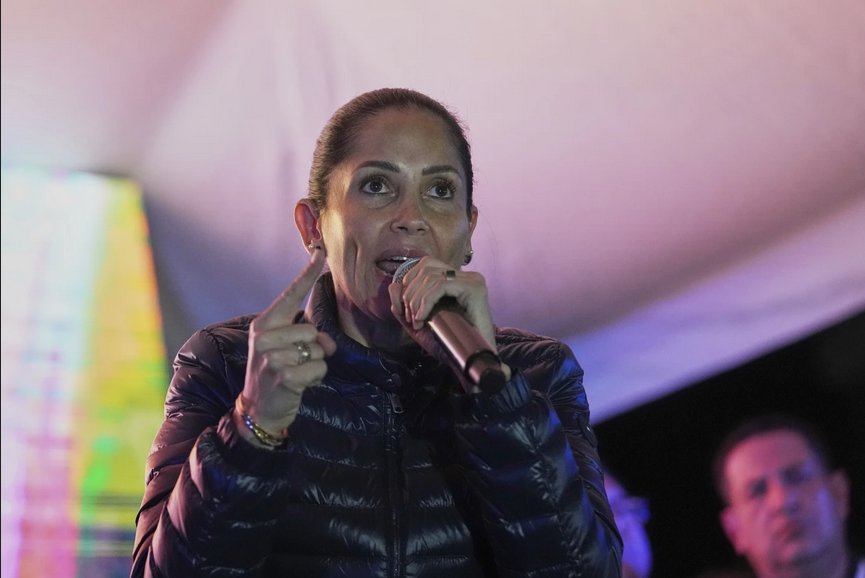 Luisa González, candidata de Revolución Ciudadana