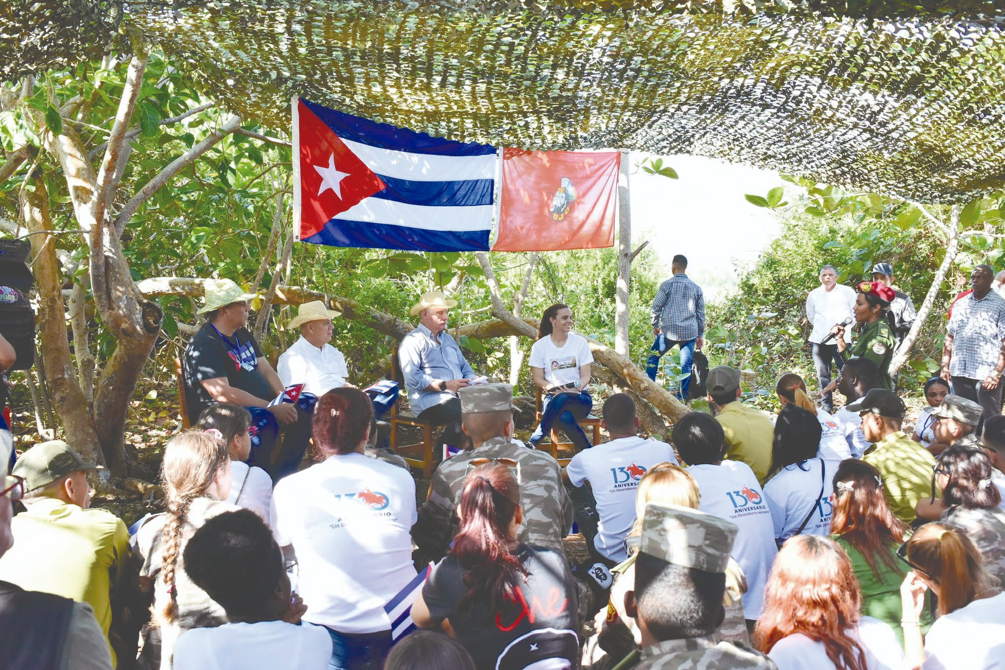 Fue muy conmovedor el encuentro que tuvo lugar en el histórico sitio declarado Monumento Nacional