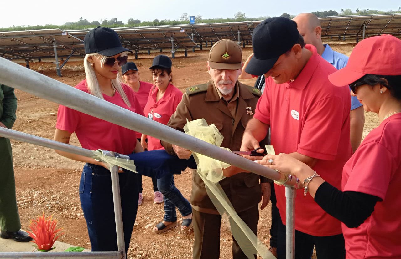 Cruce de la Trocha: Inauguran parque solar fotovoltaico en Ciego de Ávila
