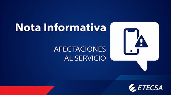 Etecsa informa fallas en servicios de voz y datos en la red móvil