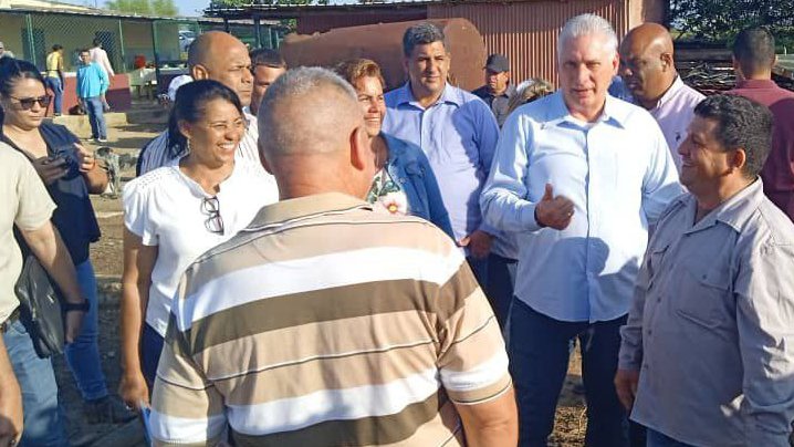 Recorrido de Miguel Díaz-Canel Bermúdez por Pinar del Río