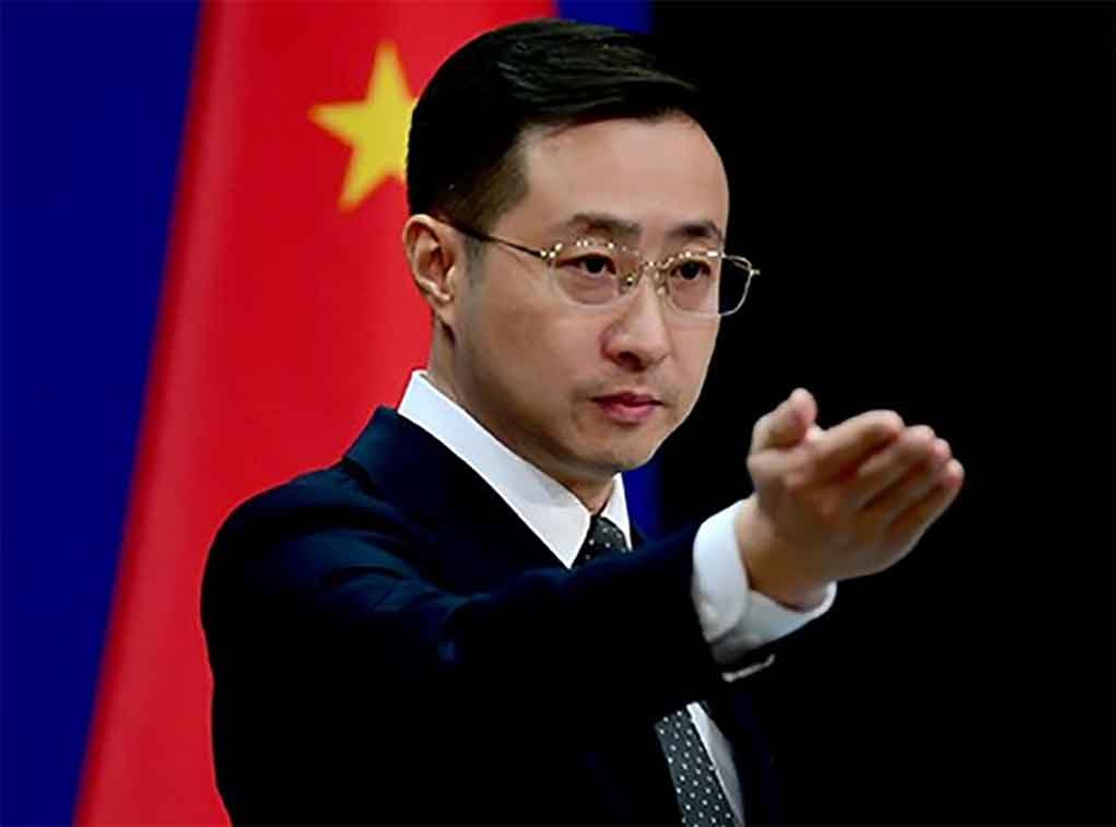 Lin Jian, portavoz de la Cancillería china