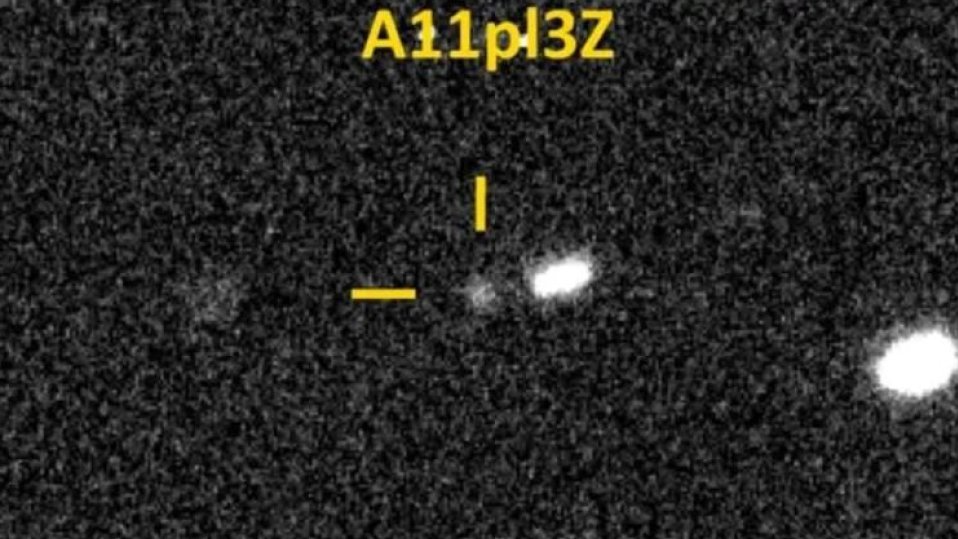 El cometa, denominado inicialmente A11pl3Z.