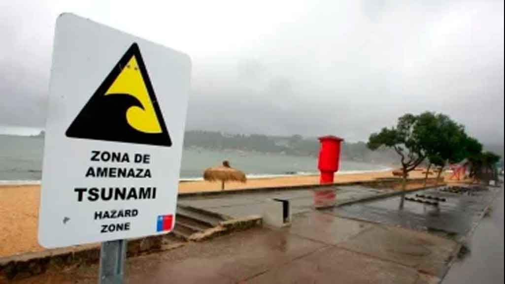 Amenaza de tsunami en Chile