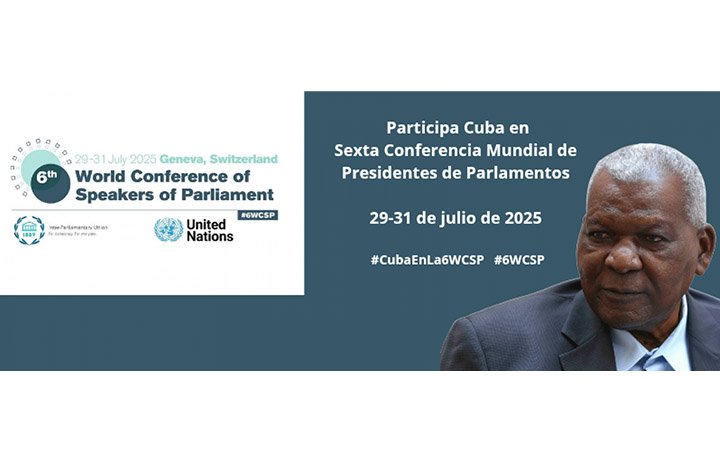 Participa Lazo en Sexta Conferencia Mundial de Presidentes de Parlamentos