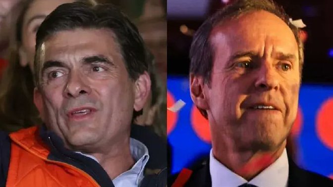 Dos candidatos de la derecha a la segunda vuelta boliviana.