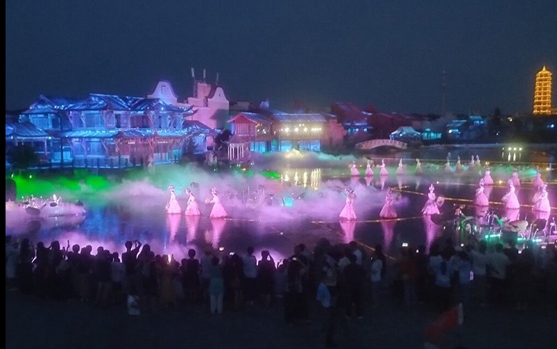 La majestuosa presentación de El pabellón de las peonías.
