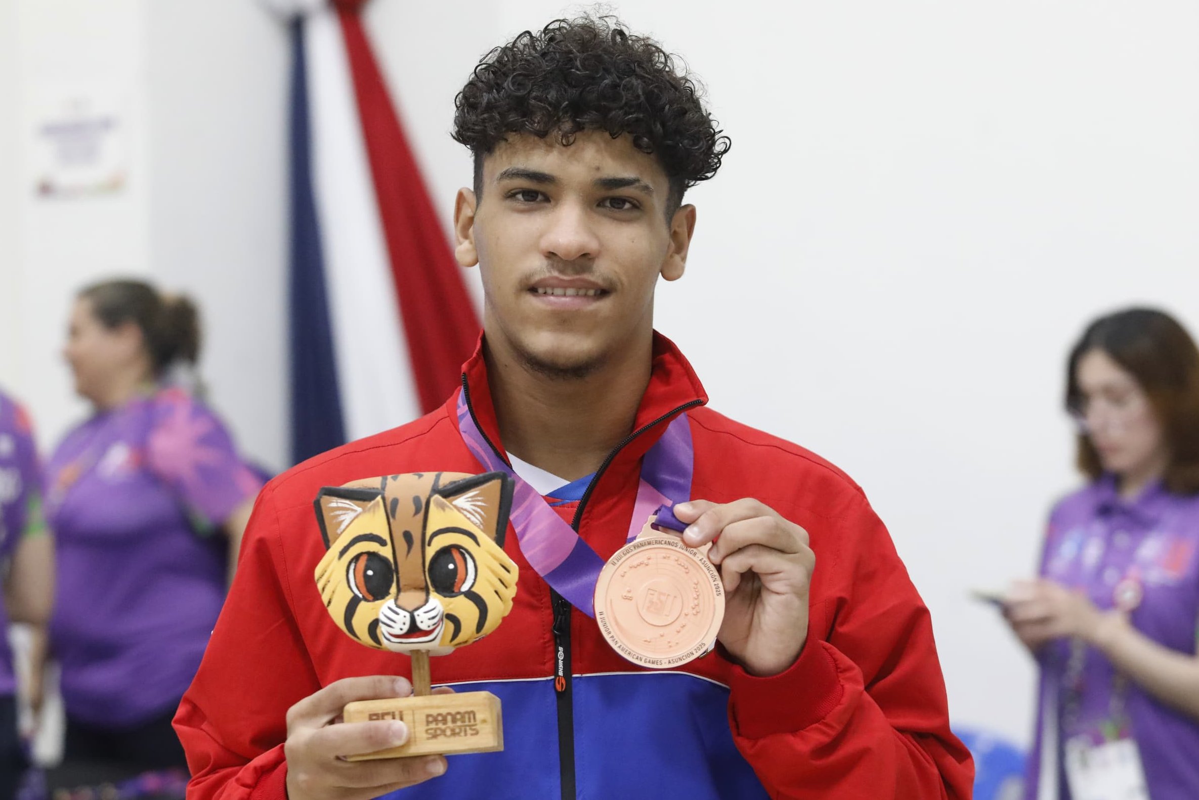 Ramos se convirtio en doble medallista en estos Juegos Panamericanos Junior