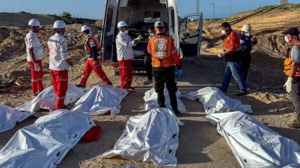 Récord de muertes de trabajadores humanitarios en Gaza