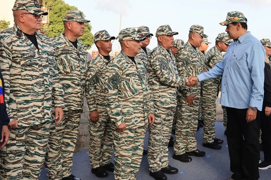 El presidente Maduro anunció el lunes que habrá dos nuevas jornadas de alistamiento para defender la soberanía del país
