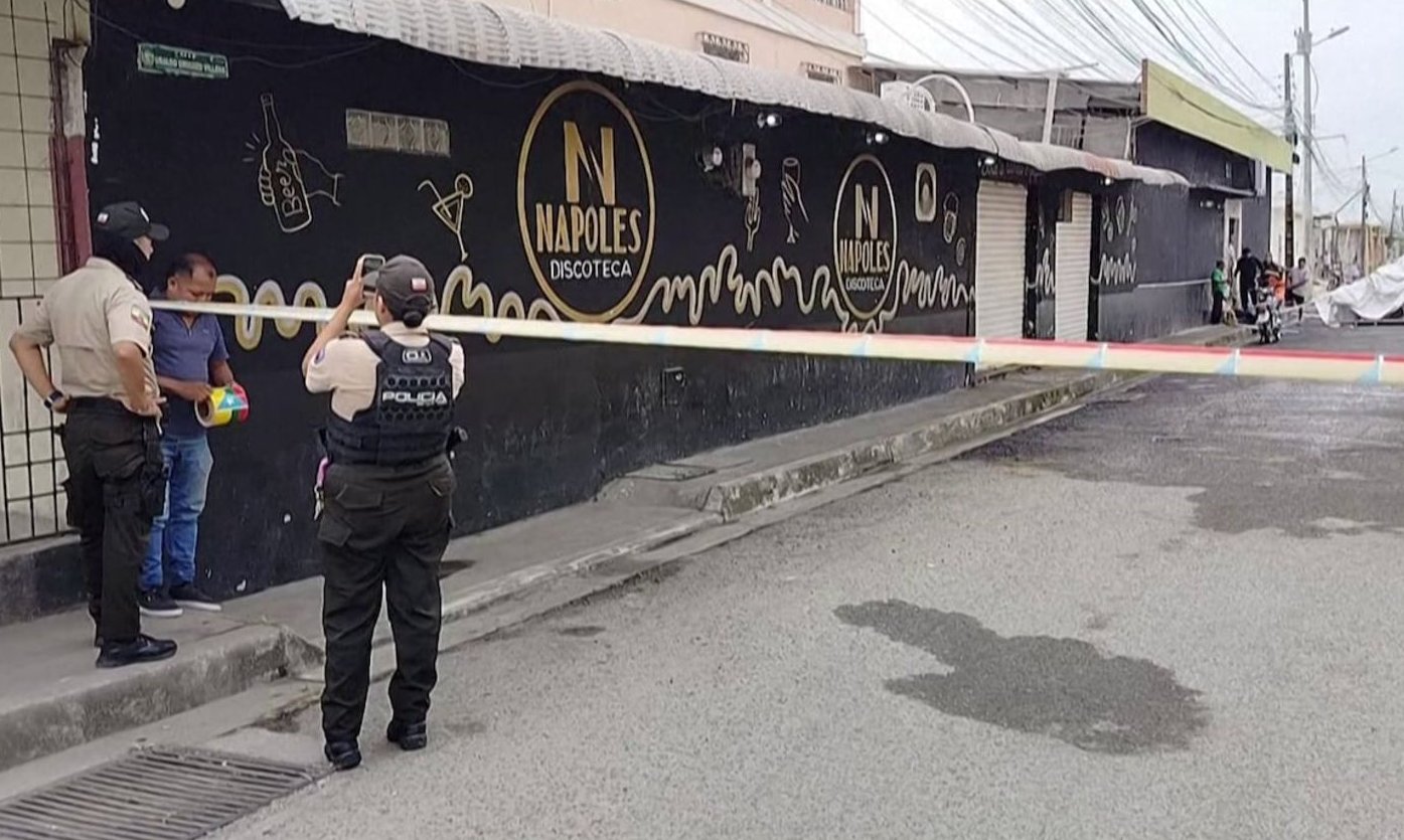 Ataque armado frente a una discoteca en Guayas