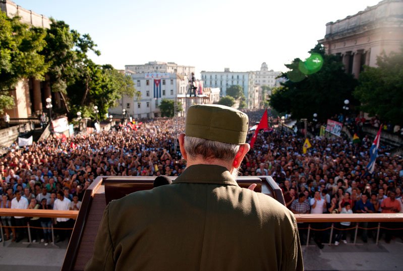 Fidel Castro en la Universidad de La Habana