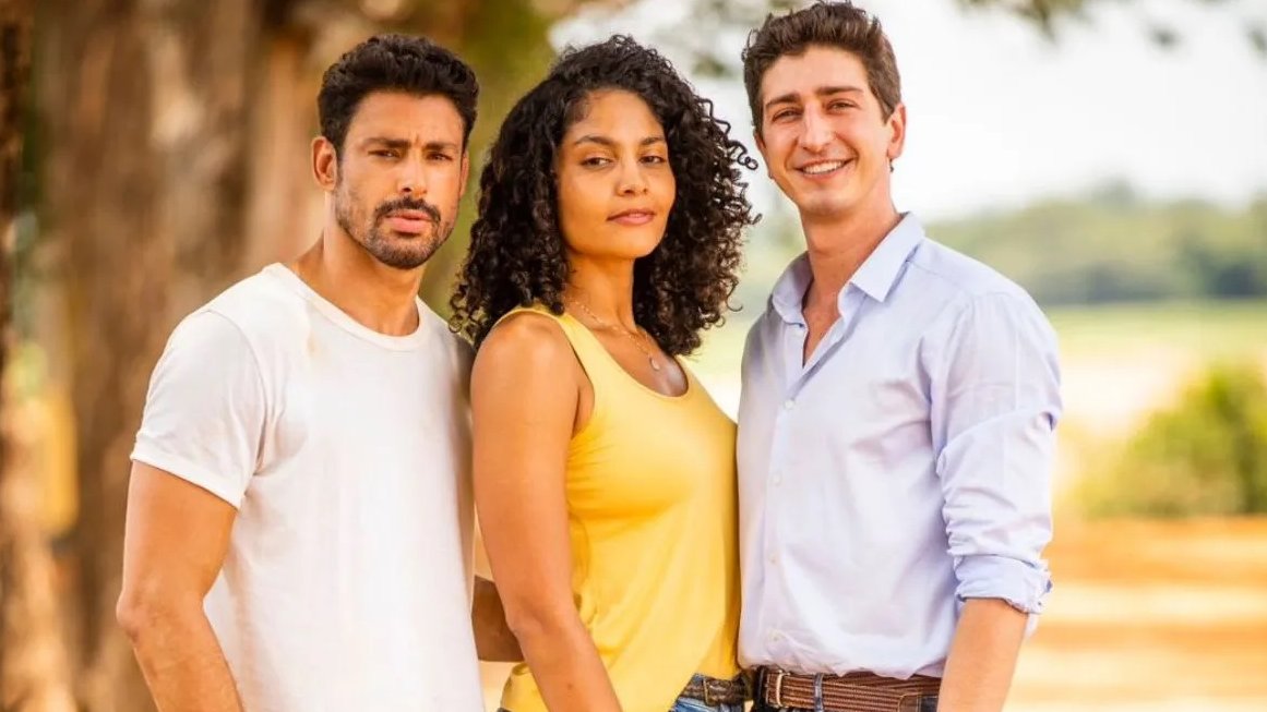 Caio, Aline y Daniel