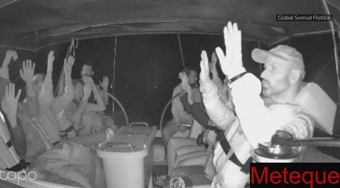 «Seguimos navegando», afirma Flotilla solidaria con Gaza asaltada por Israel