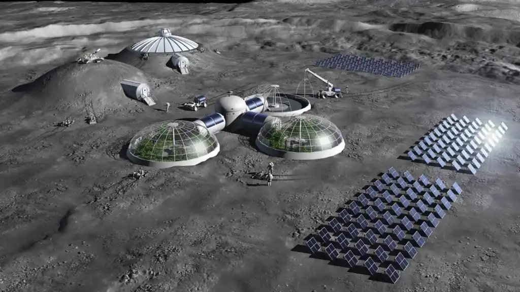 ¿Un pueblo en la Luna?