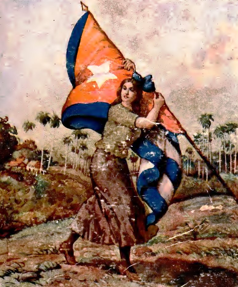 Enseña nacional cubana.