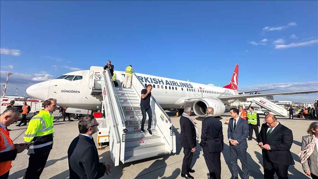 Evacuan en Türkiye a activistas detenidos por Israel