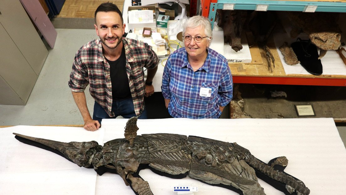 Expertos descubren excepcional esqueleto de 'dragón espada'