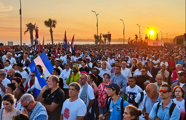 Acto de solidaridad con Palestina