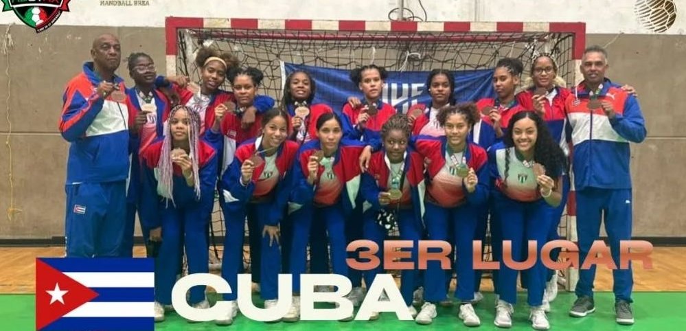 Las cubanas integraron el podio en la lid juvenil azteca