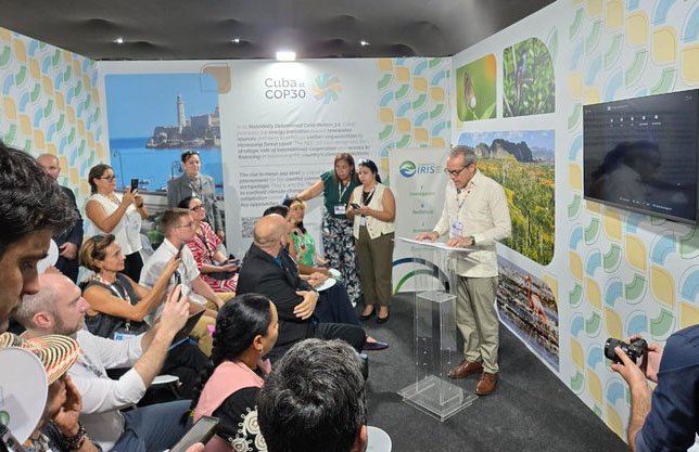 COP30: Cuba muestra sus esfuerzos para contrarrestar cambio climático