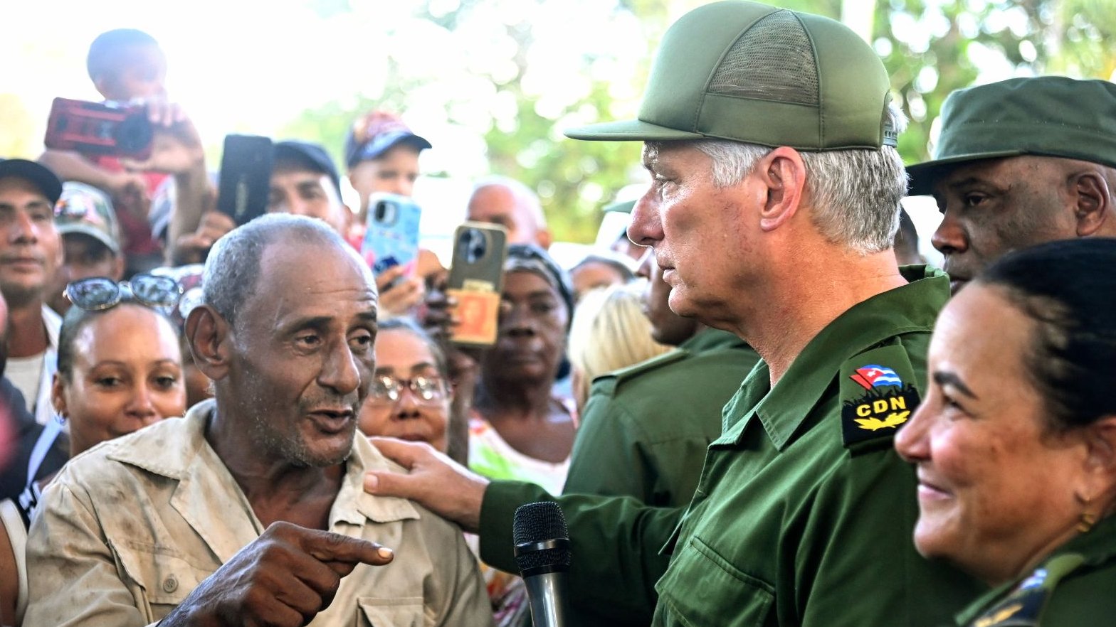 Miguel Díaz-Canel Bermúdez en el oriente cubano.