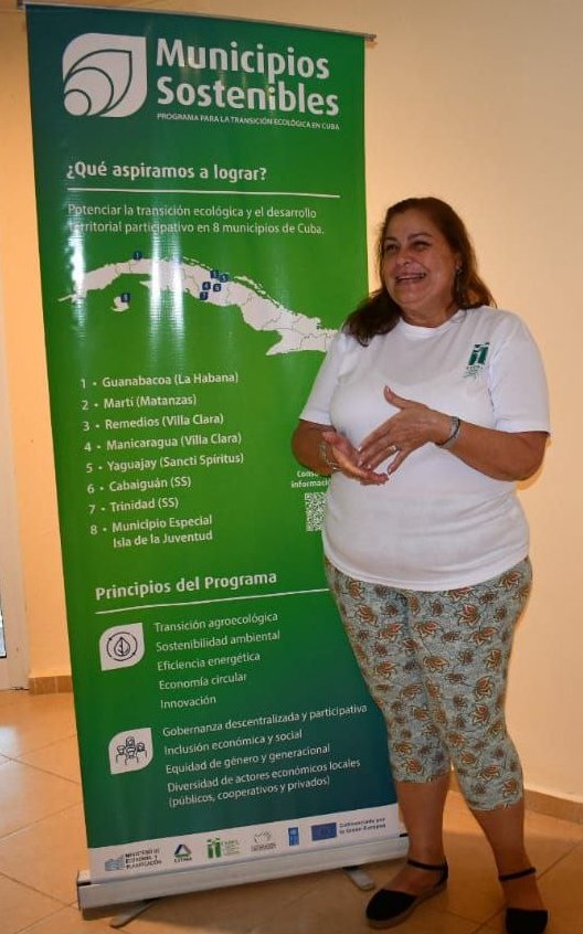 Doctora en Ciencias Ana María del Risco Rodríguez forma capacidades en el programa Municipios Sostenibles