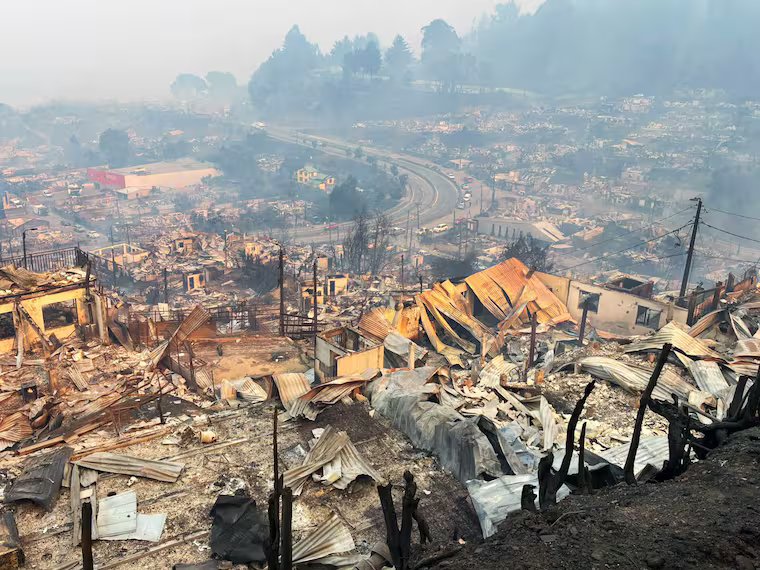 Estado de catástrofe: decisión en Chile ante devastadores incendios forestales