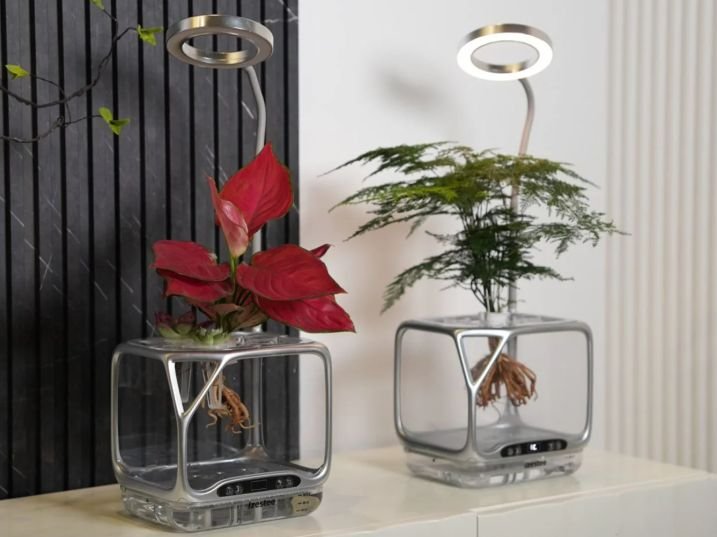 La cámara de la maceta cuenta con un sistema de calefacción integrado