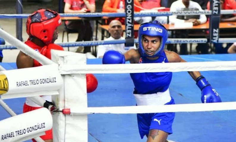 Yailena Palomo está en su primera competencia fuera de Cuba.