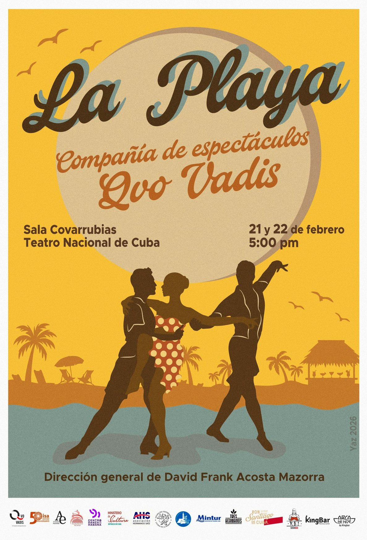 Concebido en dos actos, La playa integra 16 coreografías de Guillermo Expósito y Gabriela Pérez